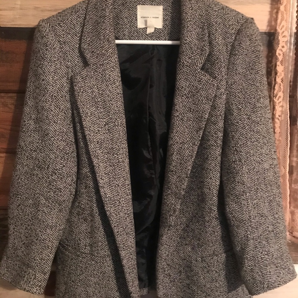 Silence + Noise Tweed Blazer